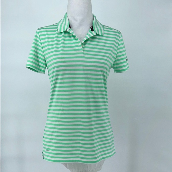 Nike Tops - Nike Womens Polo Shirt Adult Extra Small Green Dri-Fit Golf Lightweight Ladies S